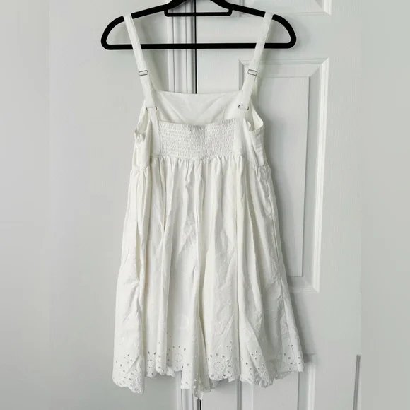 Anthropologie Maeve Sleeveless Eyelet Romper - Picture 10 of 12